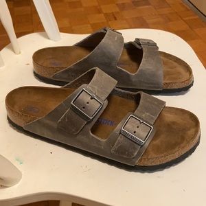 Birkenstock sandals, Arizona Soft Footbed, Iron
